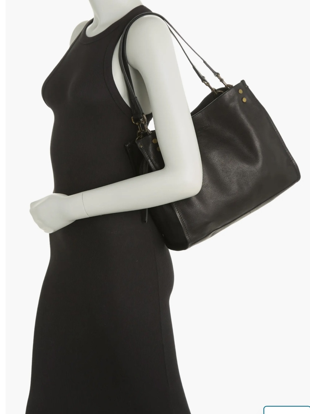 American Leather Co. Lenox Triple Entry Bag Purse